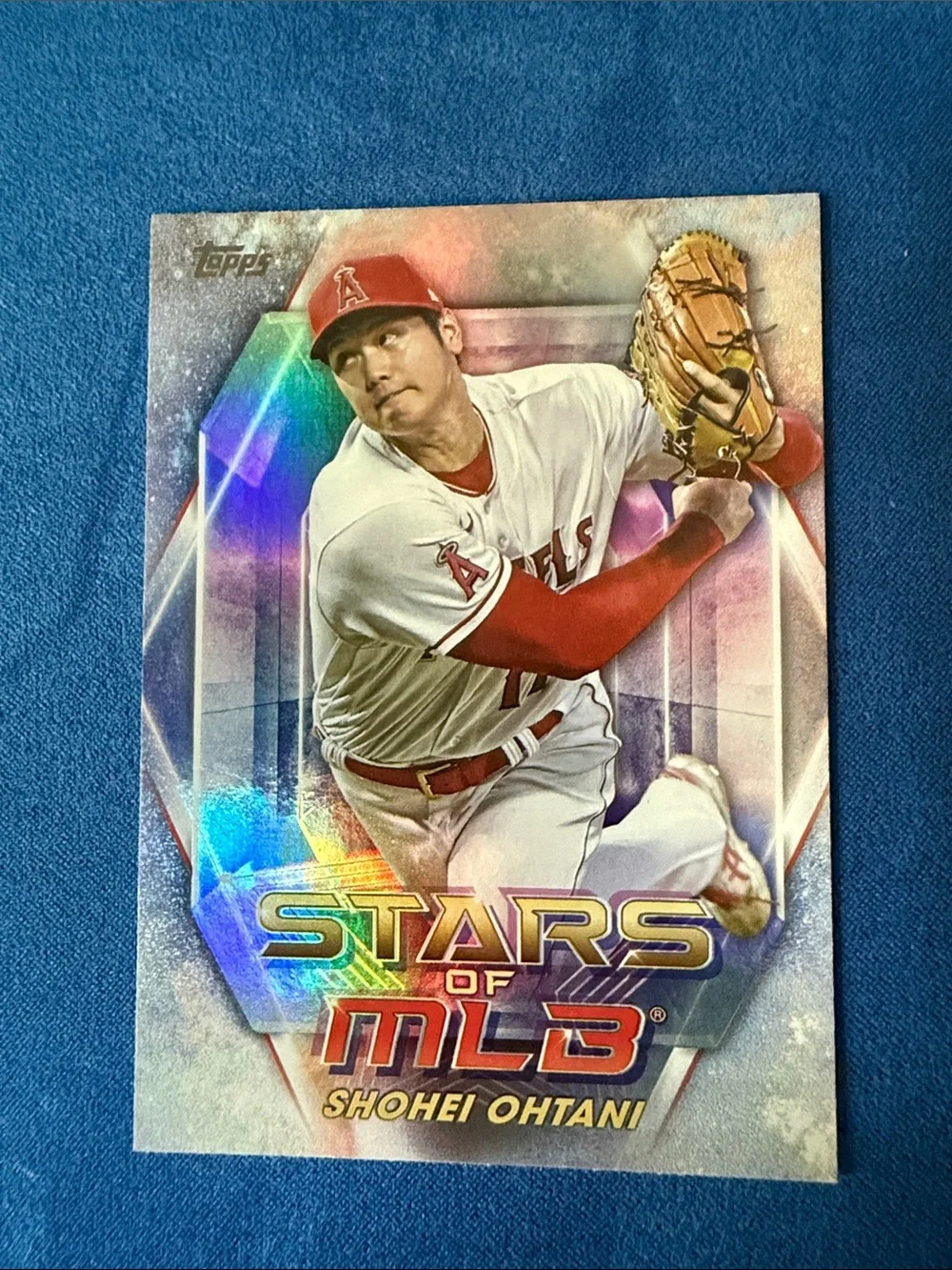 Topps Shohei Ohtani Holographic Card - Red White Gold
